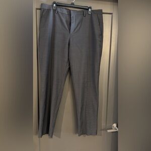 Express Performance Dark Gray Dress Formal Pants 36x32